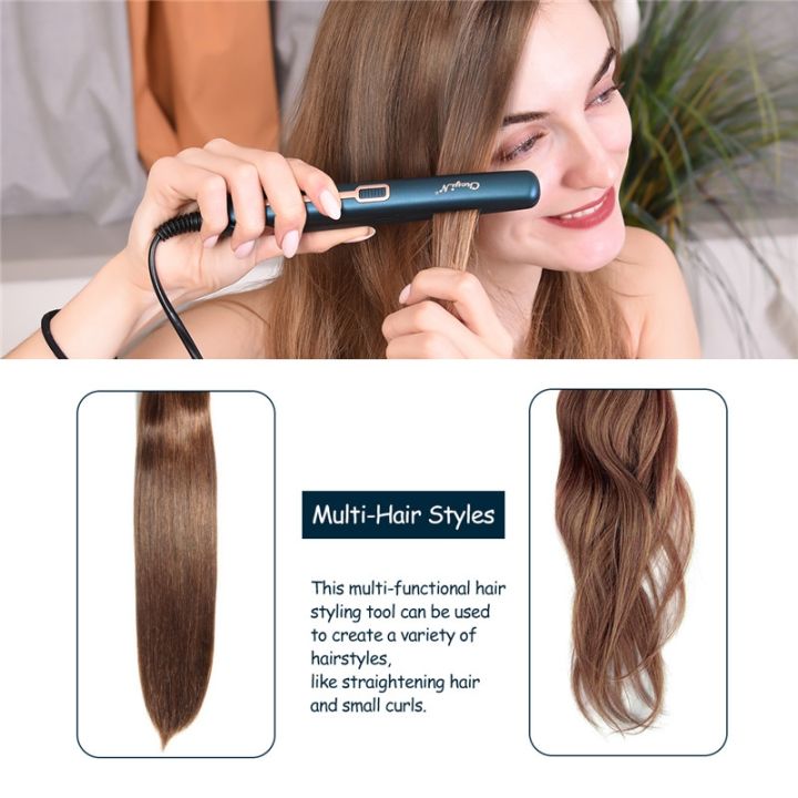 hot-lozklhwklghwh-576จินเชงเครื่องหนีบผม-ckeyin-professional-แบบ2-in-1-เครื่องหนีบผมตรง-pengeriting-rambut-mini-ที่รีดผมความร้อนควบคุมอุณหภูมิอย่างรวดเร็วครีมบำรุงผมจานสำหรับเดินทาง