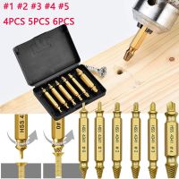 Damaged Screw Extractor Drill Bits Guide Set Broken Speed Out Easy Out Bolt Stud Stripped Screw Remover Tool Drills  Drivers