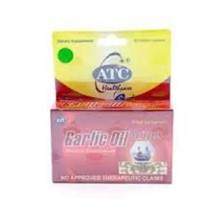 ATC Healthcare Garlic Oil, Softgels, 500mg, 1 box 30 capsules Lazada PH