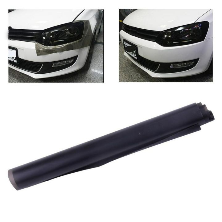 car-light-film-40x100cm-ฟิล์มติดไฟหน้า-ฟิล์มติดโคมไฟหน้ารถยนต์-ฟิล์มติดไฟท้าย-ฟิล์มติดไฟหน้าแต่งไฟรถ-สีดำ-t0544-ฟีล์มกันรอย-ฟีล์มใสกันรอย-ฟีล์มใส-สติ๊กเกอร์-สติ๊กเกอร์รถ-สติ๊กเกอร์ติดรถ-ฟีล์มติดรถ