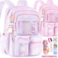 【Hot Sale】 2023 new primary school students schoolbag girl girls childrens 123456 grade backpack light