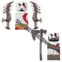 God of War Anime Games Bricks Kratos Blade Axe Mini Action Toy Figures Building Blocks Assembly Toys Kid Educational Dolls Gifts