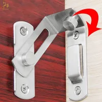 SaTine sliding door 90 degree door buckle door bolt stainless steel lock buckle right angle buckle door and window bathroom latch