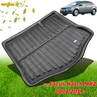 อุปกรณ์เสริมสำหรับ Ford Focus MK2 2005 2006 2007 2008 2009 2010 2011 Hatch Boot Mat ด้านหลัง Trunk Liner Cargo ชั้นถาด