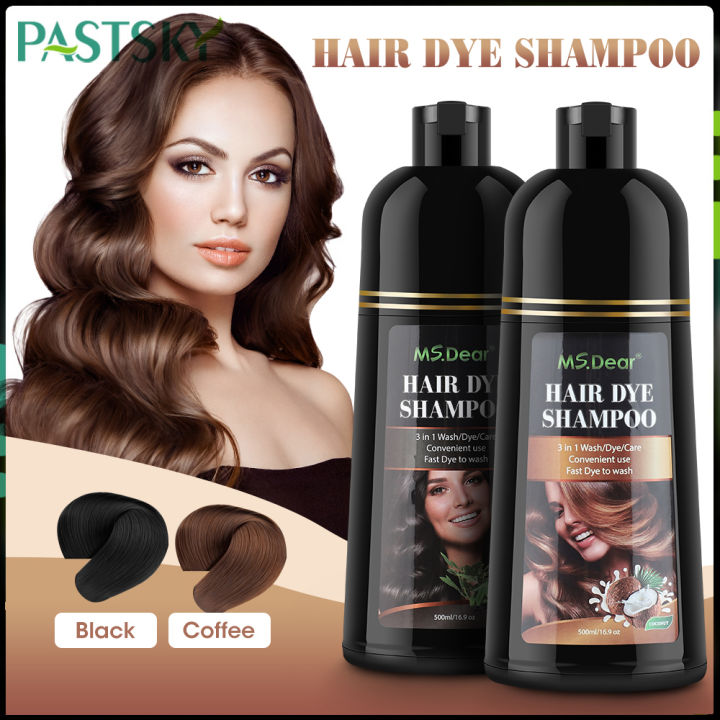 500ml Hair Color Shampoo Pewarna Rambut 3 In 1 Plant Conditioner Hair Dye  Shampoo 20 Minutes Fast Dye Cover Grey Black Colour Natural Nourishes  Protects and Repairs Scalp 一支洗发露染发膏 | Lazada