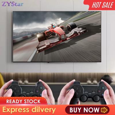 คอนโซลเกม ZYStar 9 Emulators 4K HD เครื่องคอนโซลวิดีโอเกมสำหรับ Kado Ulang Tahun เลือก