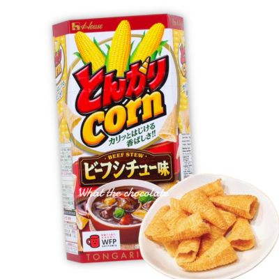 Sale!! exp.23/07/2023 Tongari Corn ขนมข้าวโพดอบกรอบ รสสตูเนื้ิอ