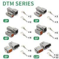 ตัวเชื่อมต่อ DEUTSCH Dt/dtm/dtp/ DT15/DT13หน้าแปลนขั้วต่อกันน้ำรถยนต์ตัวผู้ DT06-2S DT04-ปลั๊กตัวเมีย2P