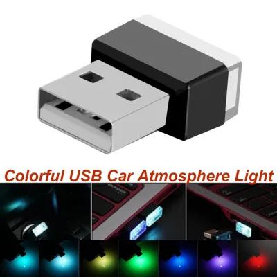 Mini USB LED Car Light Auto Atmosphere Neon Light Plug And Play Decoration Ambient Lamp Car Interior Lights Car-styling Electrical Connectors