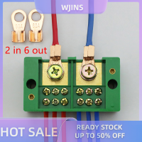 WJINS กล่องเชื่อมต่อสายไฟ SINGLE PHASE 2-in 6/8-OUT FJ6/jhd household Wire CONNECTOR Terminal BLOCK