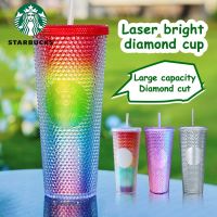 ?พร้อมส่ง?Starbucks cup ไทย Starbucks แก้ว starbucks แก้ว starbucks ของแท้ Starbucks แก้วหนาม Bling Cold Cup (24oz) หนาม แก้วสตาร์บัคส์ของแท้ สตาร์บัคส์ แก้ว หนามด้วยฟาง