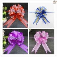 3pcs Pull Bow Gift Ribbons Flower Wrappers for Wedding Events Birthday Decoration