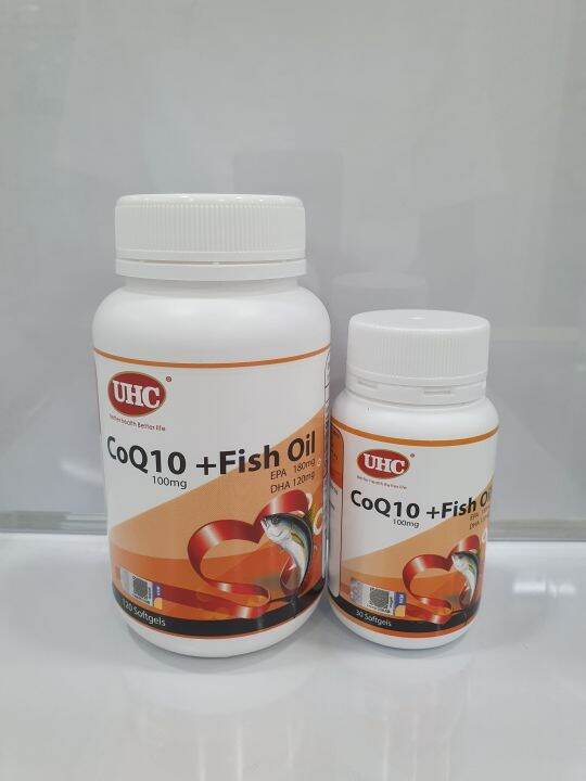 UHC CoQ10+Omega 3 Softgel (30's/120's) Lazada