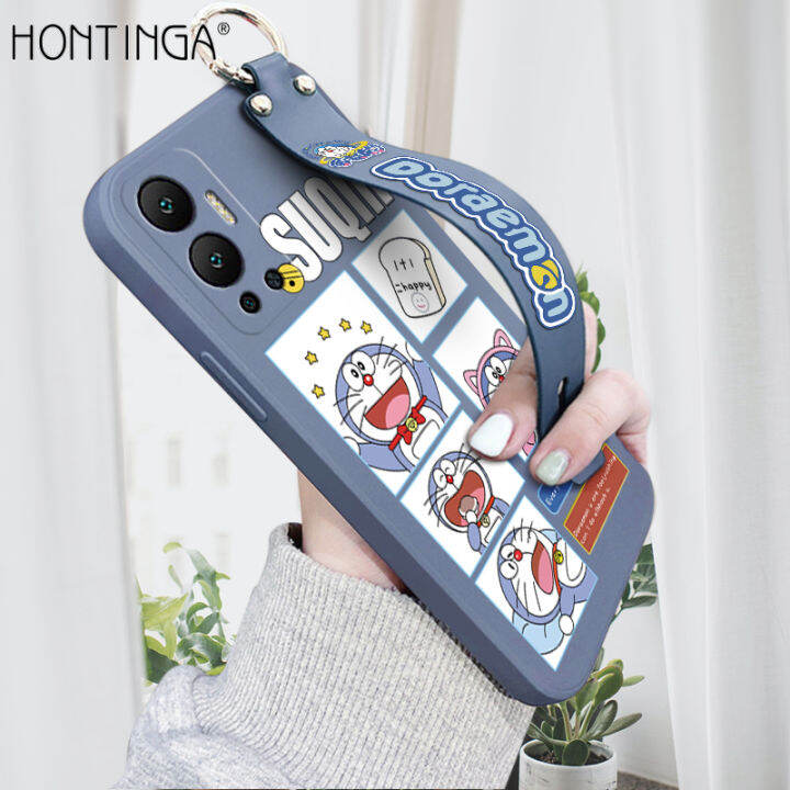 hontinga-เคสโทรศัพท์แฟชั่นสไตล์การ์ตูนโดราเอมอน-เคสมือถือสำหรับ-infinix-hot-12-play-เคสยางนิ่มเหลวลายขอบซิลิโคนแบบดั้งเดิมเคสป้องกันกล้องเคสนิ่มสำหรับ-infinix-hot-12i