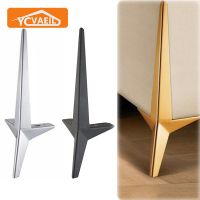 1/2pcs Furniture Legs Metal for Sofa Feet Gold Lengthen TV Dressers Coffee Table Leg Bathroom Cabinet Chairs Feet Height 13/15cm Furniture Protectors