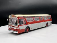 Diecast 143 Scale 1959รถบัสอเมริกันจำลองโลหะรถรุ่น Vintage ของสะสมฉากเครื่องประดับของขวัญ Toy