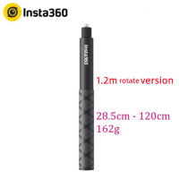 แท่งเซลฟี่อุปกรณ์กล้องแอคชั่นแคมเมรา1.2ม. ของแท้สำหรับ X3 Insta360/หนึ่ง X/r/ หนึ่ง X 2/หนึ่ง/DJI OSMO Action 3 /Gopro Hero ฯลฯ