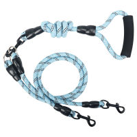 Hot 234 In 1 Dog Leash ผ้าฝ้ายลินินสะท้อนแสงที่ถอดออกได้ Multi-Head เชือกอุปกรณ์สำหรับสัตว์เลี้ยงสำหรับสุนัขขนาดใหญ่ขนาดกลางและขนาดเล็ก