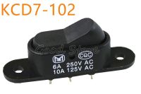 1ชิ้นสวิตช์โยก Kcd7-102 250V 10a 125V Ac สวิตช์3พินสวิตช์ปุ่มกด