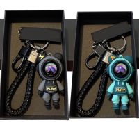 【hot】 Lightning Chain Cartoon Keyring Couple Car Keyholder Pendant Accessories