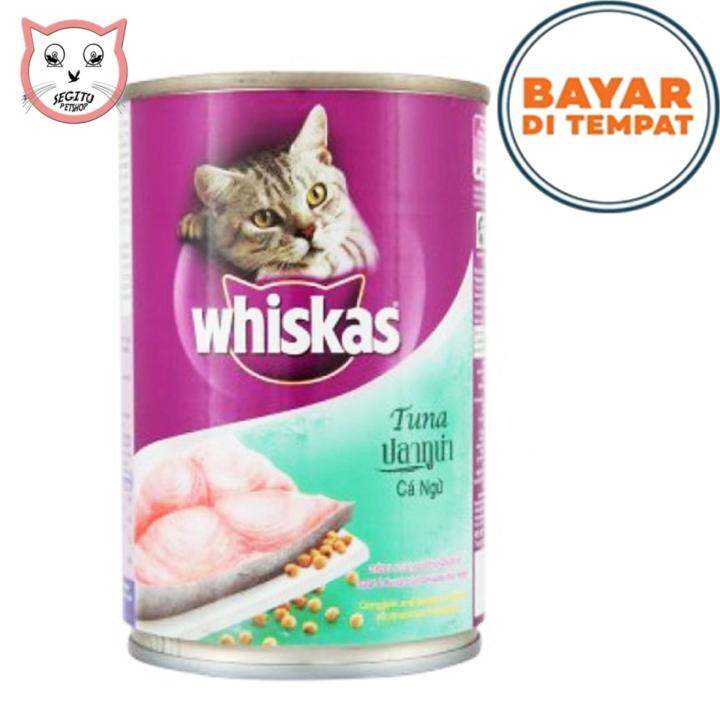 Whiskas Makanan Kucing Basah Rasa Tuna Wiskas Kaleng Lazada Indonesia
