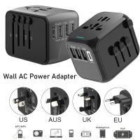 Smart Travel Adapter ปลั๊กอะแดปเตอร์สากล Wall USB Type C Charger ไฟ AC US EU UK AU Plug สำหรับ