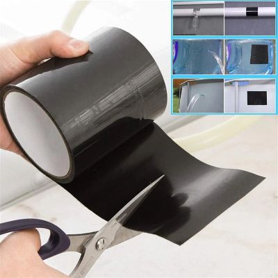 New 150cm Repair Tape Super Strong Fiber Waterproof Stop Leaks Seal Performance Self Fix Tape Adhesive Duct Tape Repair The Gap Adhesives  Tape