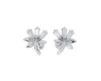 Jewelry Buffet Delicate Wild Flower Earring Sterling Silver 925 and Rhodium Plated