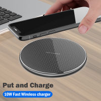 10W Qi Wireless Charger สำหรับ Samsung Galaxy S9 S10 S20 S21 S22 Ultra Plus FE 5G ศัพท์ Wireless Charging Pad