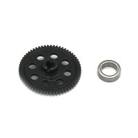 2X Metal 60T Main Gear Reduction Gear 7640 for LaTrax Teton 1/18 RC Car Upgrade Parts Accessories