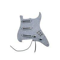 KR-Guitar Pickups Vintage Tri-Sonic SSS Single coil Pickups Loaded Pickguard Multifunction For ST