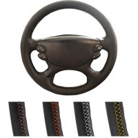 DIY Customized Car Steering Wheel Cover For Mercedes Benz E-Class W211 E230 E350 E280 CLS-Class CLS 350 500 G AMG SL CLK Steering Wheels Accessories