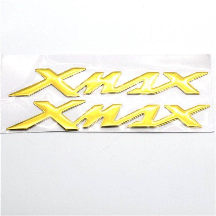 สติกเกอร์ติดดีคอลสำหรับมอเตอร์ไซค์สำหรับยามาฮ่า-x-max-xmax-125-250-400สติกเกอร์ติด3d-ตรารถยนต์ล้อถังยกขึ้นสติ๊กเกอร์ติดถังแผ่นปะติด