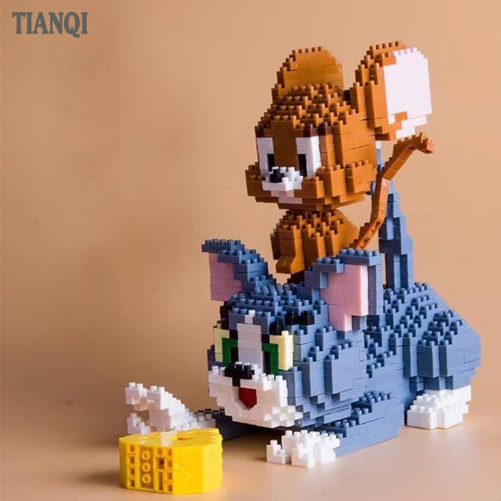 tianqi-เลโก้ทอมเจอรี่-nano-tom-and-ตุ๊กตาทอมand-jerry-ตัวต่อนาโน-1460pcs-ตัวต่อเลโก้-เลโก้การ์ตูน-โมเดลทอมเจอรี่-เลโก้นาโน-ชุดตัวต่อ-เลโก้ตัวต่อ1000