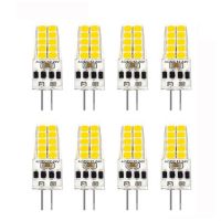 8PCS G4 LED Bulb AC/DC12V-24V 3W LED G4 Light 20LED 360 Beam Angle Light 2835SMD Replace 30W Halogen Lamp
