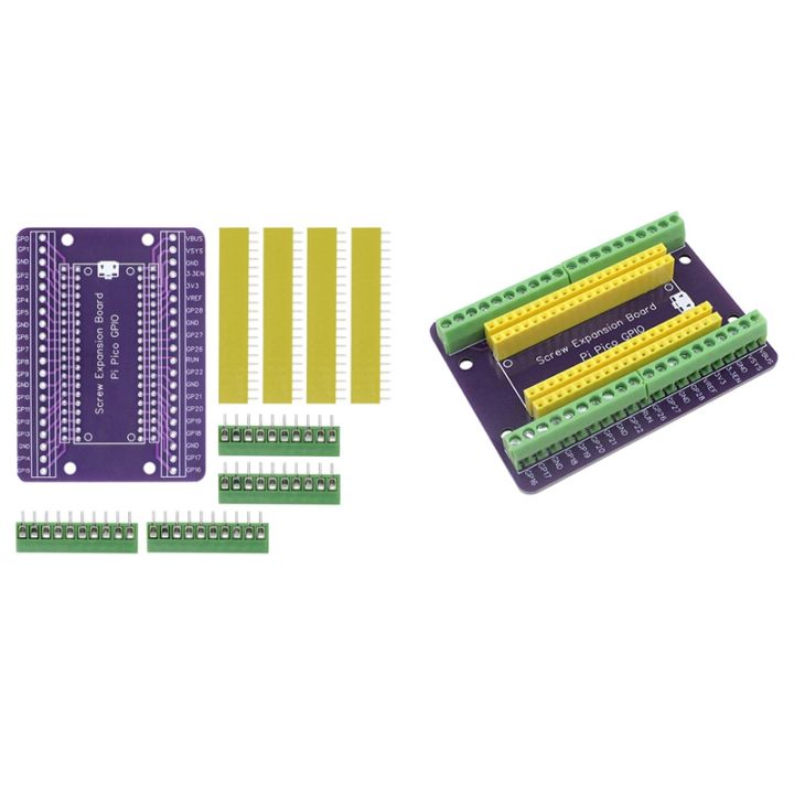 1Set for Raspberry Pi PICO GPIO Expansion Board Picow Terminal GPIO ...