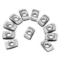 100 pcs M5 Hammer Nut Carbon Steel Aluminum Connector T Fastener Sliding Nut