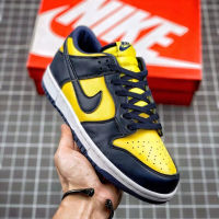 【Limited time offer】2022 du n k sb Michigan Blue and Yellow Low-Top Sneakers Mens and Womens Same Leisure Sports Skateboard Shoes