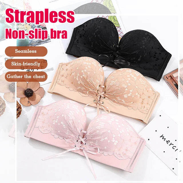 Suidi123 Padded Strapless Bra For Small Busts Providing A Sexy And