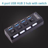 USB 3.0 Hub 5Gbps High Speed Multi USB Splitter 3 Hab Use Power Adapter 4 Port Multiple Expander Hub USB Hubs