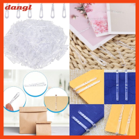 DANGL 600Pcs พลาสติกทำจากพลาสติก คลิปจระเข้ รูปตัว U 1.50 "/38มม. คลิปพับได้ เก็บเสื้อผ้าให้เข้าที่ กับฟัน คลิปเสื้อโปร่งใส เสื้อผ้าสำหรับเด็ก