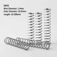 304 Stainless Steel Compression Springs Y shaped Spring Wire Diameter 1.4mm OD10/11/12/13/14/15/16/17/18/20 25mm Length 10 200mm