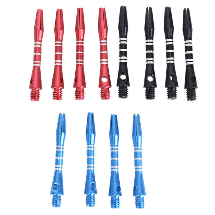 New 12Pcs Darts Shafts Aluminum Stem Shafts 3 Colors 2BA Thread Dart