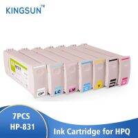 KINGSUN ตลับหมึกรีไซเคิล HP831ใหม่7ชิ้นพร้อมยางหมึกสำหรับ HP HP L310/315/330/335/360/365/370/375เครื่องพิมพ์775มิลลิลิตร/ชิ้น