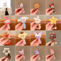 OGF2150 กระต่ายกระต่ายกระต่าย เชือกมัดผมสายโทรศัพท์ Cinnamoroll ดาวดาวดาว แหวนผมตุ๊กตาเมโลดี้ สร้างสรรค์และสร้างสรรค์ แบบตรง ที่ใส่ผมหางม้า Kuromi หญิง/เด็ก