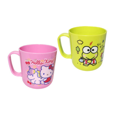 แก้วมัคเฮลโลคิตตี้ กบเคโระ แก้วน้ำพลาสติกมีหูจับ Cup Mug Sanrio VaniLand