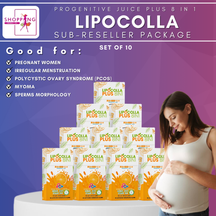 Lipo Colla Plus 8 IN 1 10 Sachets Sub-Reseller Package (Set of 10 ...