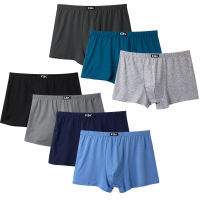 100 cotton Big size underpants mens Boxers plus size large size shorts breathable cotton underwear 5XL 6XL 4pcslot