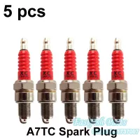 5ชิ้นแพ็ค A7TC Spark Plug สำหรับ GY6 50cc 125cc 150cc A Quad Moped สกูตเตอร์ Buggy Go Karts ชิ้นส่วนรถจักรยานยนต์