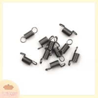 ? LECHU? 10pcs 15mm สแตนเลสสตีลความตึงเครียดขนาดเล็กฤดูใบไม้ผลิกับตะขอสำหรับแรงดึง DIY ของเล่น